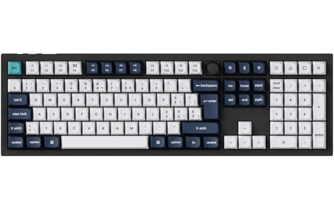 Keychron Q6 Max Black QMK Brown Switch, CH CH QWERTZ, ISO