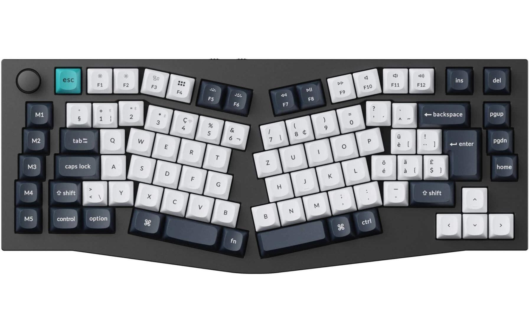 Keychron Q10 Max Black QMK Brown Switch, CH CH QWERTZ, ISO