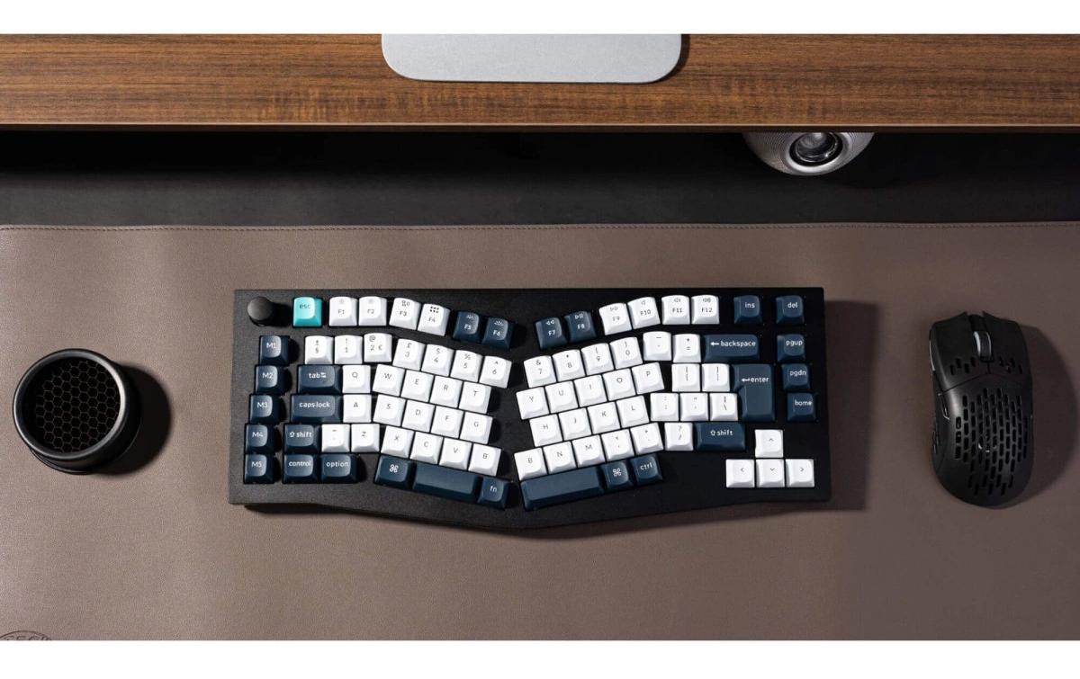 1990860_4 - Mediatech Keychron Q10 Max Black QMK Brown Switch, CH CH QWERTZ, ISO