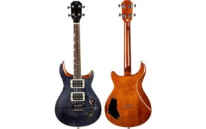 Flight Rock Series Uku Transparent Black Elektrische Ukulele, Gigbag