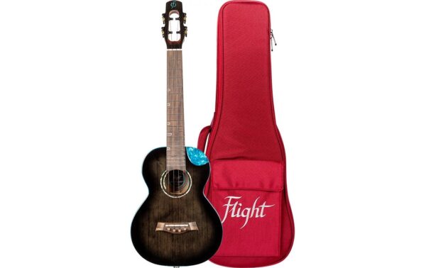 1990903_1 - Mediatech Flight Royal Ukulele Tenor - Nighthawk Ukulele, Gigbag, PU