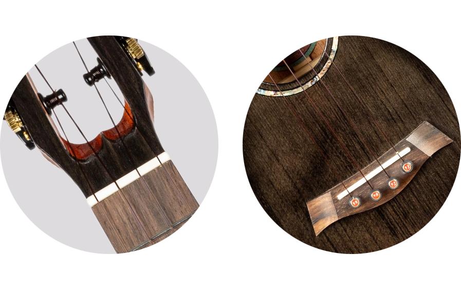 1990903_4 - Mediatech Flight Royal Ukulele Tenor - Nighthawk Ukulele, Gigbag, PU