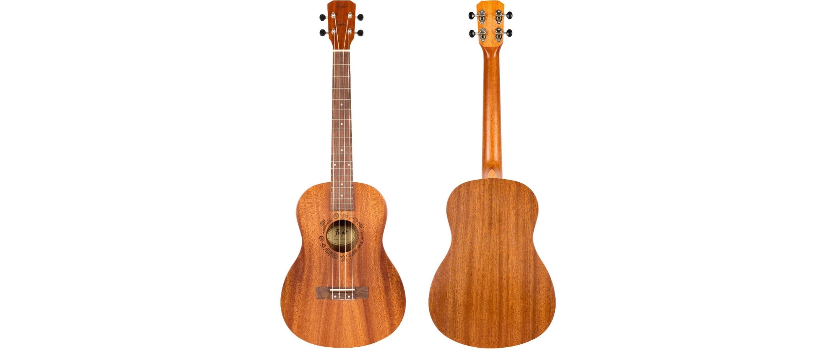 1990915 - Mediatech Flight Ukulele Bariton - Sapele Ukulele, Gigbag