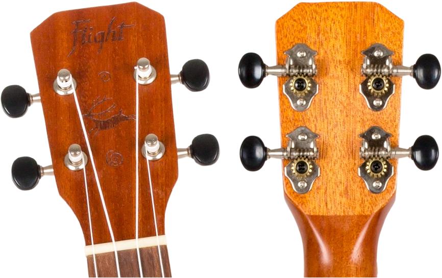 1990915_2 - Mediatech Flight Ukulele Bariton - Sapele Ukulele, Gigbag