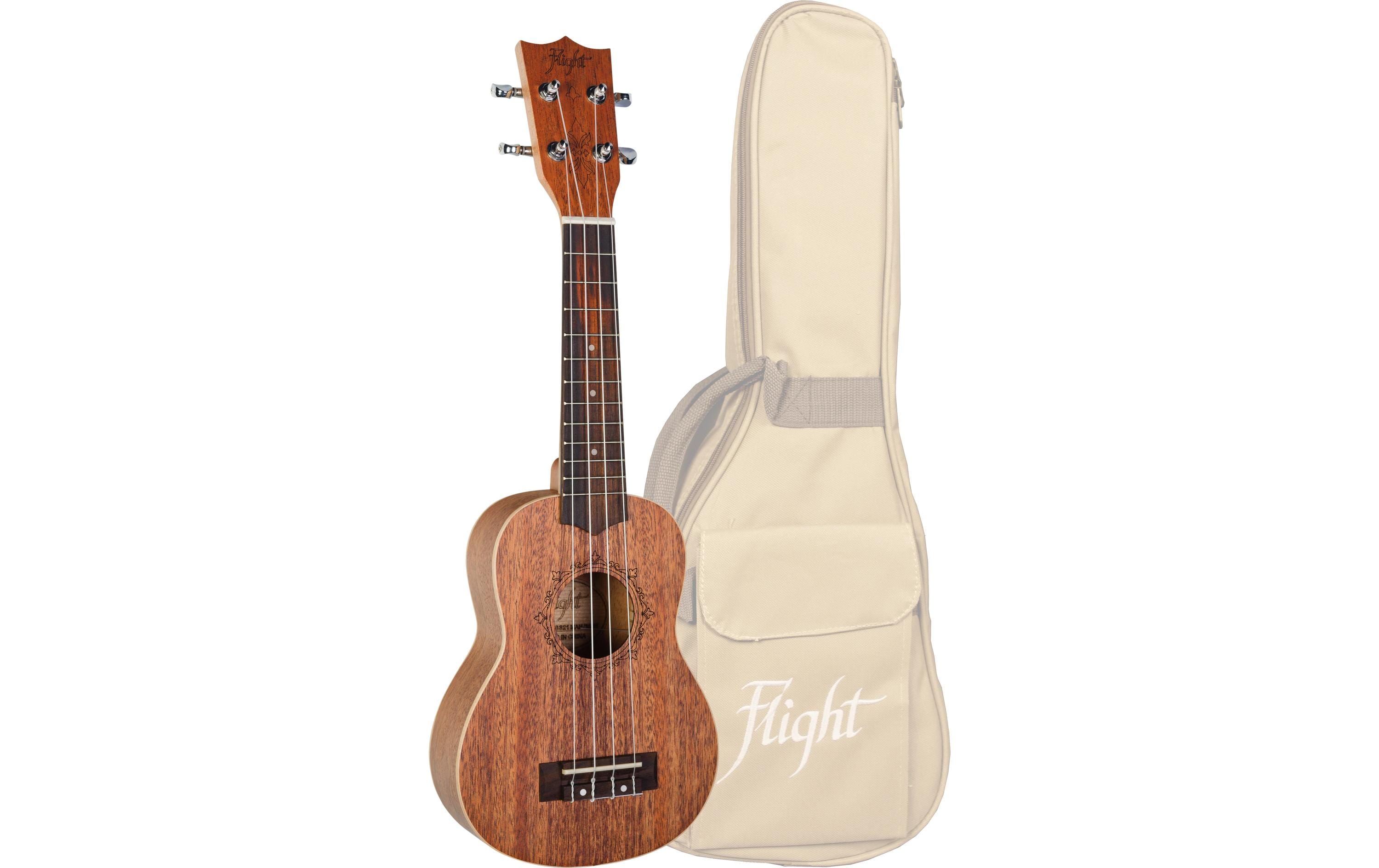 1990918 - Mediatech Flight Ukulele Soprano - Mahagony Ukulele, Gigbag kaufen Schweiz | Mediatech.ch