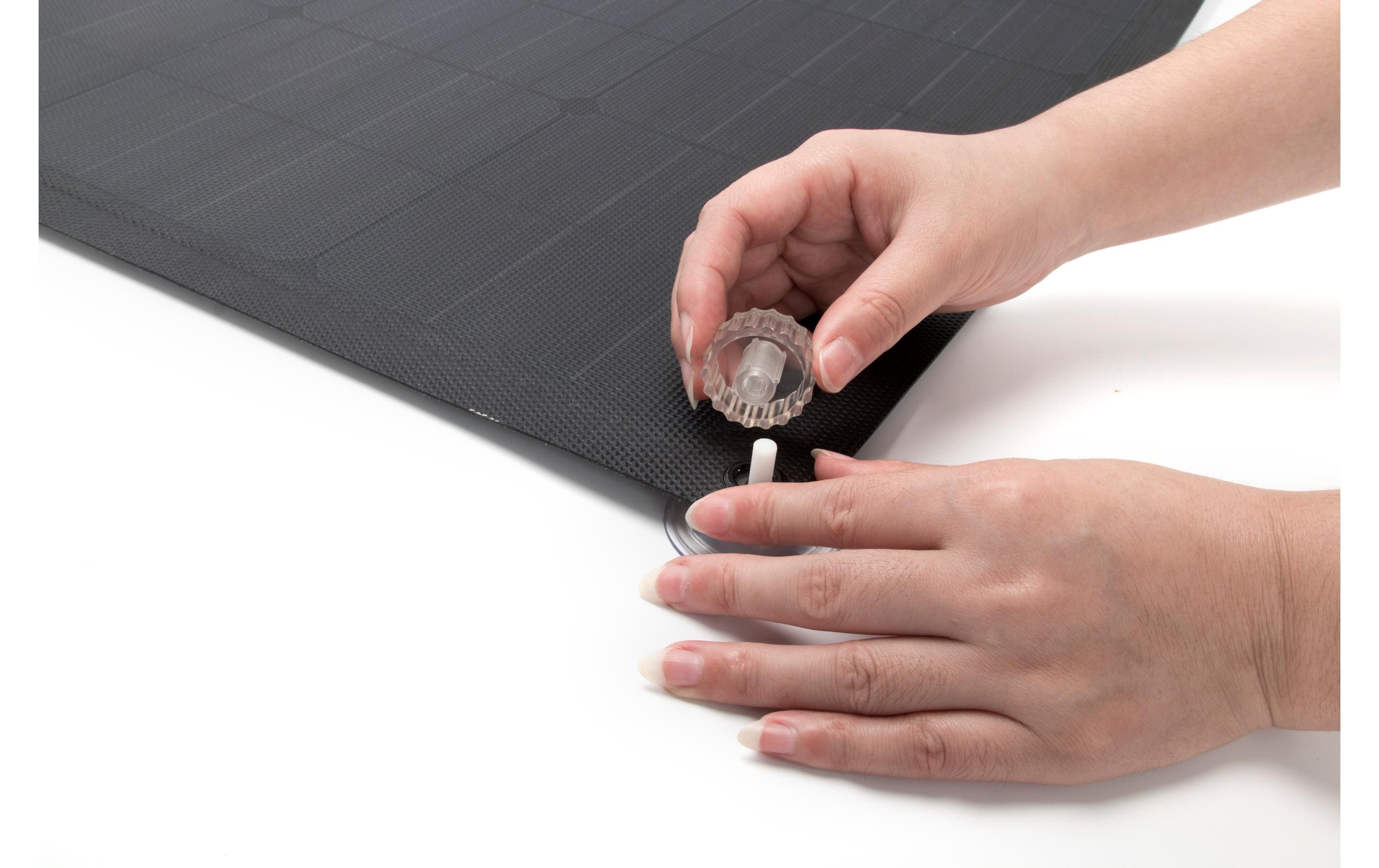 1991362_5 - Mediatech EcoFlow Saugnäpfe für Solarpanel (8 Stück) Weiss