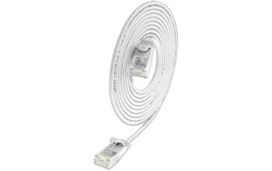 SLIM Patchkabel: U/UTP, 3m, weiss Cat.6A, LSOH, Klinke nicht brechbar, 3.6mm kaufen Schweiz | Mediatech.ch