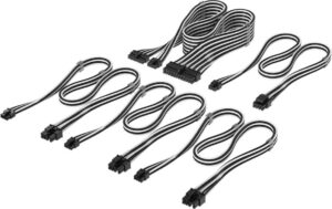 Corsair Netzteil Zub Cor DC Starter Kit Type 5 Schwarz/Weiss. Sleeved Cable kaufen | Mediatech.ch