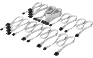 Corsair Netzteil Zub Cor DC Pro Kit Type 5 Weiss. Sleeved Cable kaufen | Mediatech.ch
