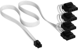 Corsair Netzteil Zub Cor Peripheral Power Type 5 Weiss, Sleeved Cable, 4 Connectors kaufen | Mediatech.ch