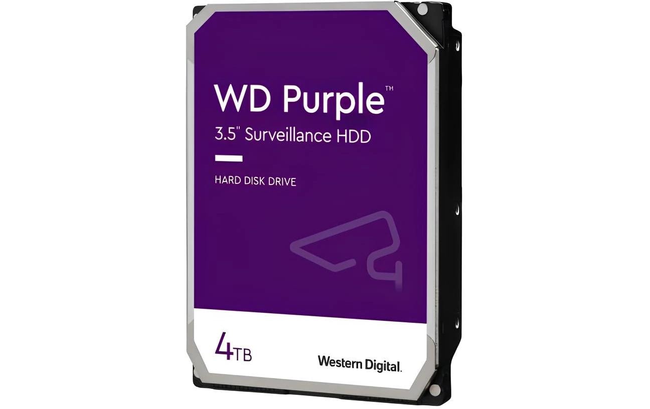 Western Digital WD Purple 3.5 4TB 3.5, SATA 6GB/s, 5400rpm, 128MB, NVR kaufen | Mediatech.ch