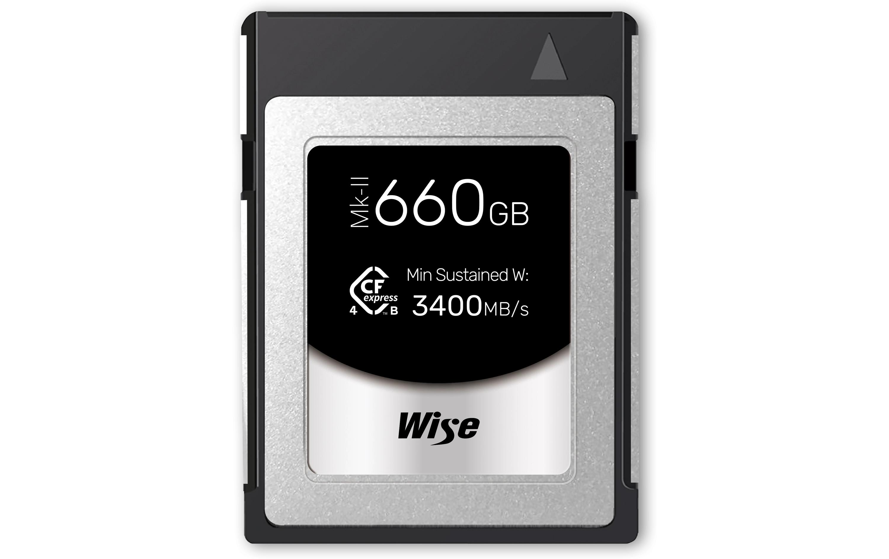 Wise 660GB CFexpress 4.0 Type B PRO Mk-II Memory Card kaufen Schweiz | Mediatech.ch