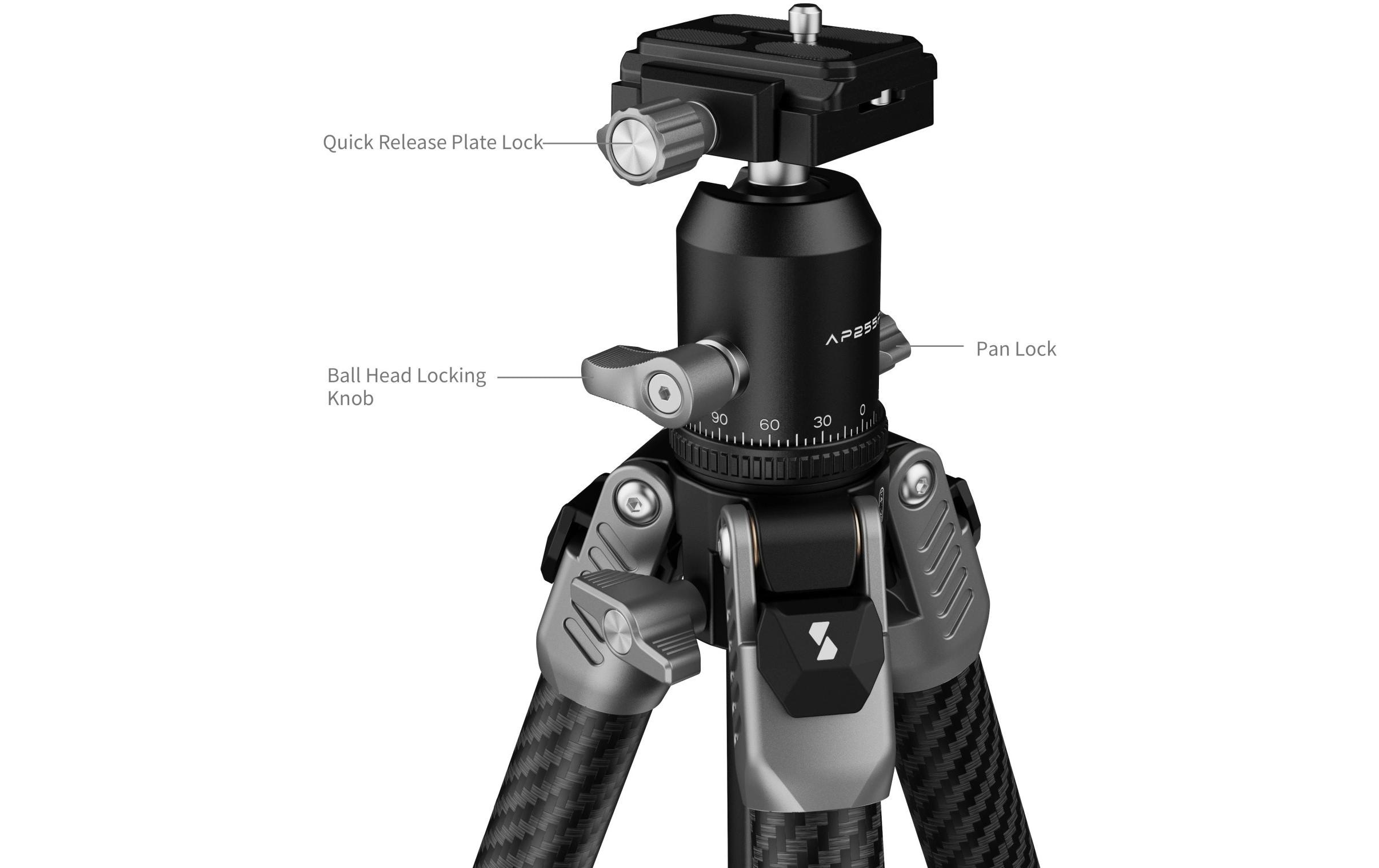 1993144_2 - Mediatech SmallRig Portable Photo Carbon Fiber Tripod