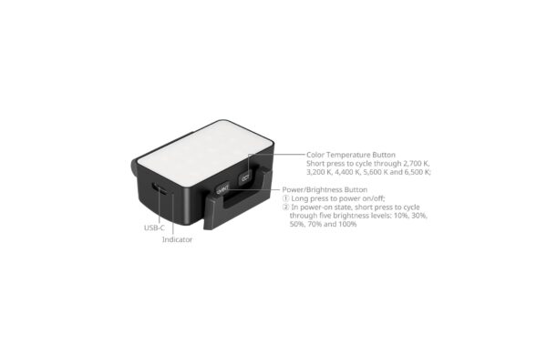 SmallRig Bi-Color LED Video Light for DJI Osmo Pocket 3