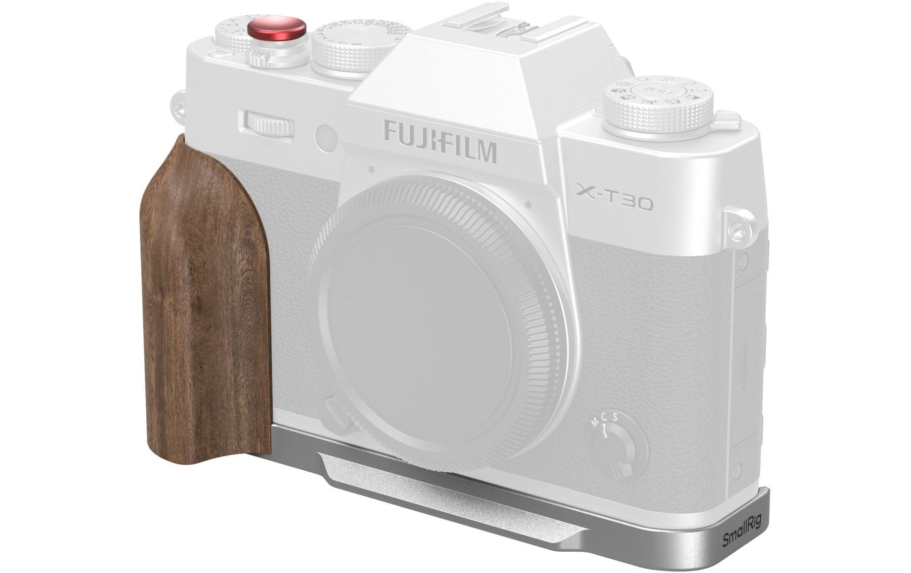SmallRig L-Shaped Plate w Wooden Handle for FUJIFILM X-T30 III Silver kaufen Schweiz | Mediatech.ch