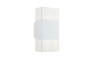 LED Wandleuchte Tharin IP44 3000K 120x104m Tharin IP44 3000K 120x104mm 2x3,7W Weiss