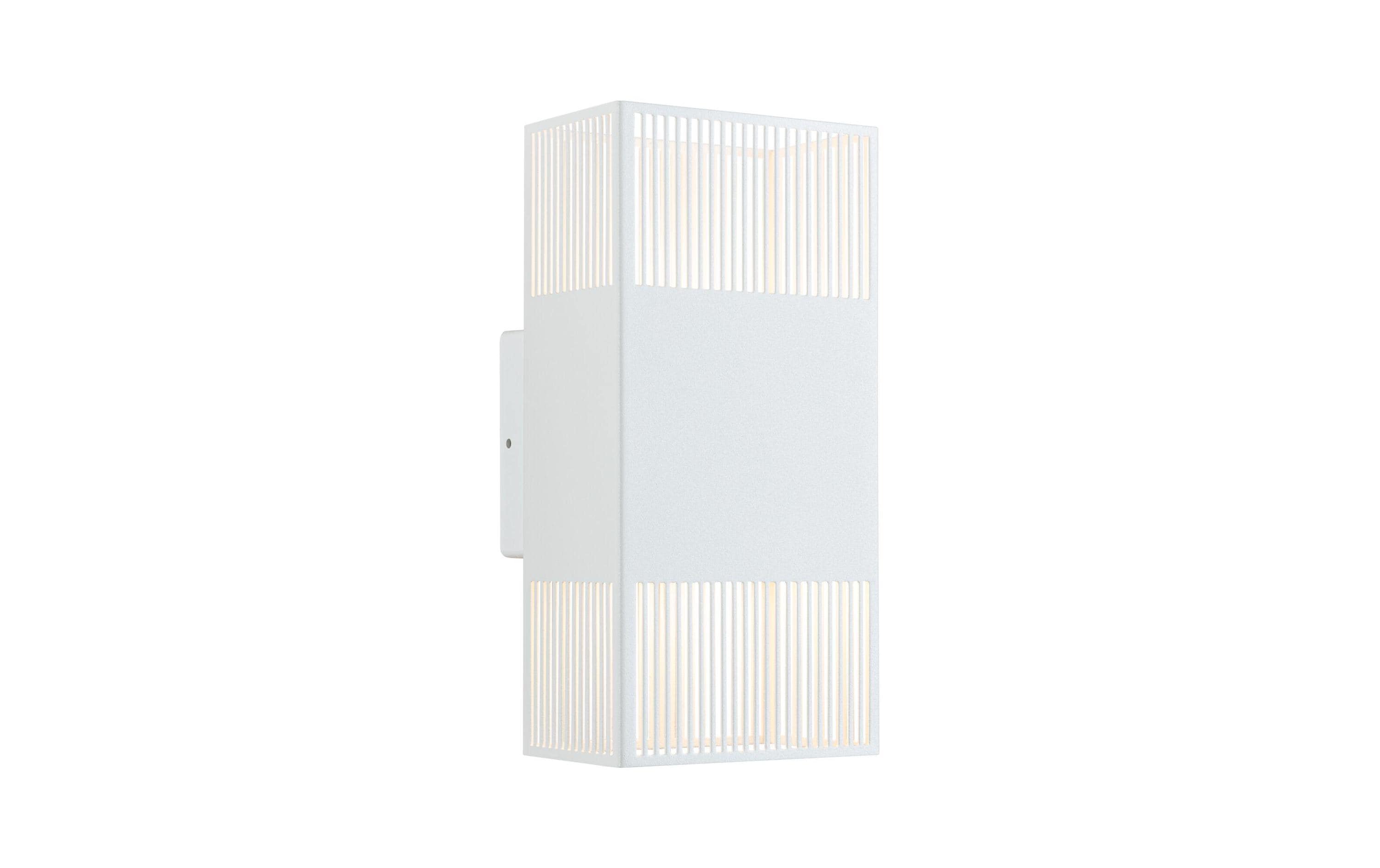 LED Wandleuchte Tharin IP44 3000K 120x104m Tharin IP44 3000K 120x104mm 2x3,7W Weiss