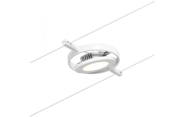 1993354_2 - Mediatech CorDuo LED Seilsystem RoundMac Basisset 5x 5x200lm 5x4,5W 3000K 230/12V Weiss, Chrom