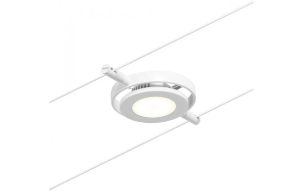 1993354_3 - Mediatech CorDuo LED Seilsystem RoundMac Basisset 5x 5x200lm 5x4,5W 3000K 230/12V Weiss, Chrom