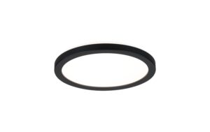 LED Panel Atria Shine Backlight rund 190mm rund 190mm 11,2W 850lm 3000K Schwarz