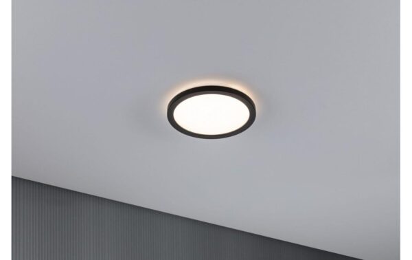 LED Panel Atria Shine Backlight rund 190mm rund 190mm 11,2W 850lm 3000K Schwarz