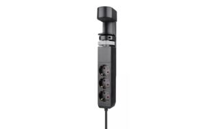 Neomounts VOLT Desk Clamp socket with Quick-charge USB Ports