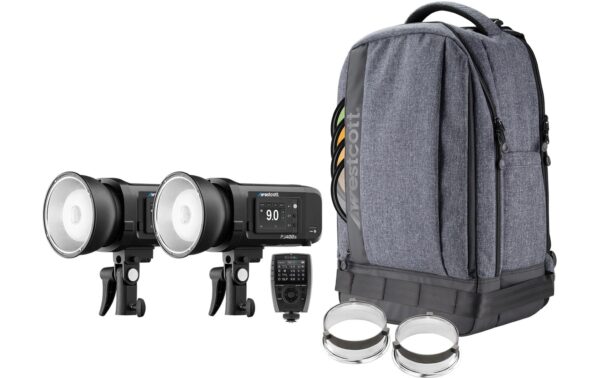 Westcott FJ400 II 2-Light Backpack Kit with FJ-X3 M Universal Wireless Trigger kaufen Schweiz | Mediatech.ch