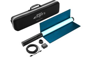Westcott Ice Light 3 RGBWW LED Kit with Battery Grip & Barndoors