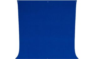 Westcott Backdrop Chroma-Key Blue/RoyalBlue Wrinkle-Resistant 9 x 10