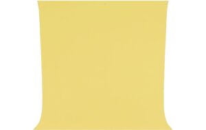 Westcott Backdrop - Canary Yellow Wrinkle-Resistant 9 x 10