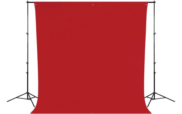 1995020_3 - Mediatech Westcott Backdrop - Scarlet Red Wrinkle-Resistant 9 x 10