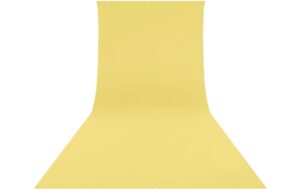 Westcott Backdrop - Canary Yellow Wrinkle-Resistant 9 x 20