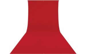 Westcott Backdrop - Scarlet Red Wrinkle-Resistant 9 x 20