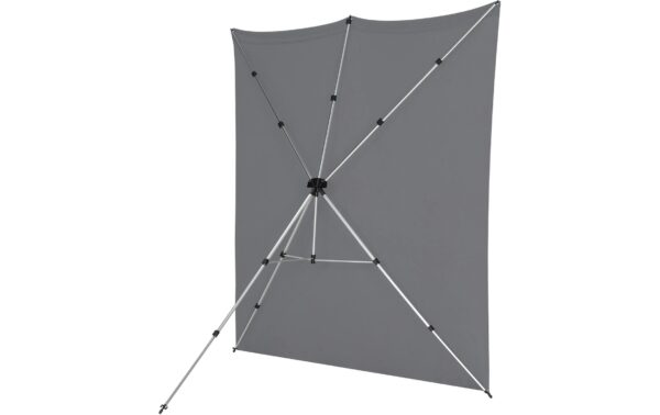 1995053_3 - Mediatech Westcott X-Drop Pro Backdrop Natural Gray - Wrinkle-Resistant 8 x 8