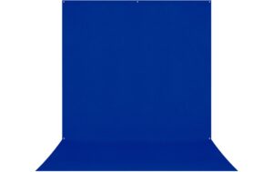 Westcott X-Drop Pro Backdrop Chroma-Key Blue Wrinkle-Resistant 8 x 13