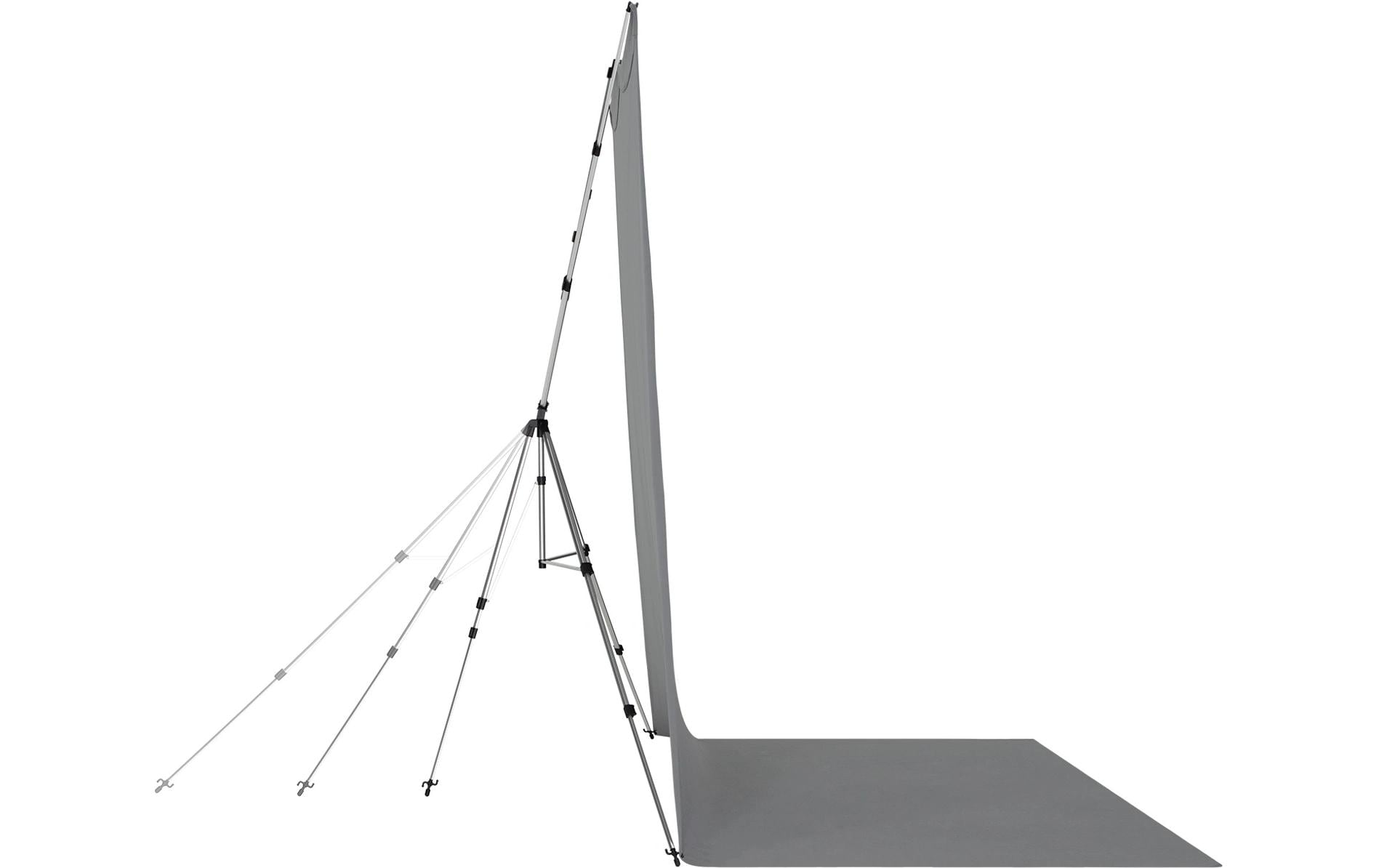 1995068_1 - Mediatech Westcott X-Drop Pro Backdrop Natural Gray Sweep - WR 8 x 13