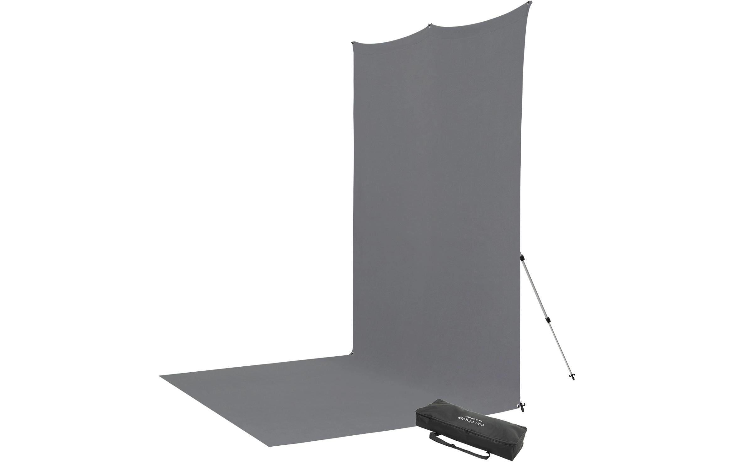 1995068_4 - Mediatech Westcott X-Drop Pro Backdrop Natural Gray Sweep - WR 8 x 13