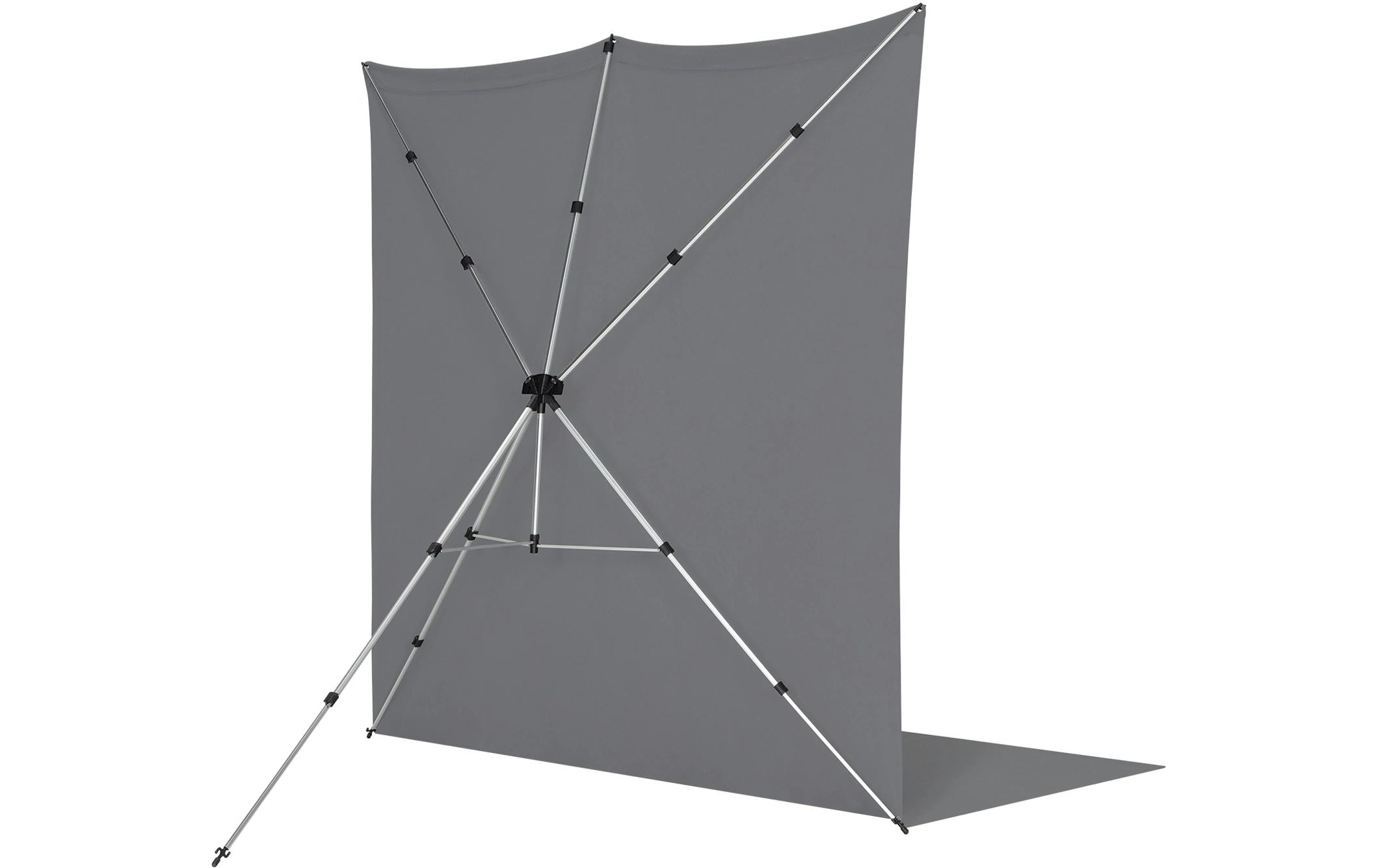 1995068_5 - Mediatech Westcott X-Drop Pro Backdrop Natural Gray Sweep - WR 8 x 13