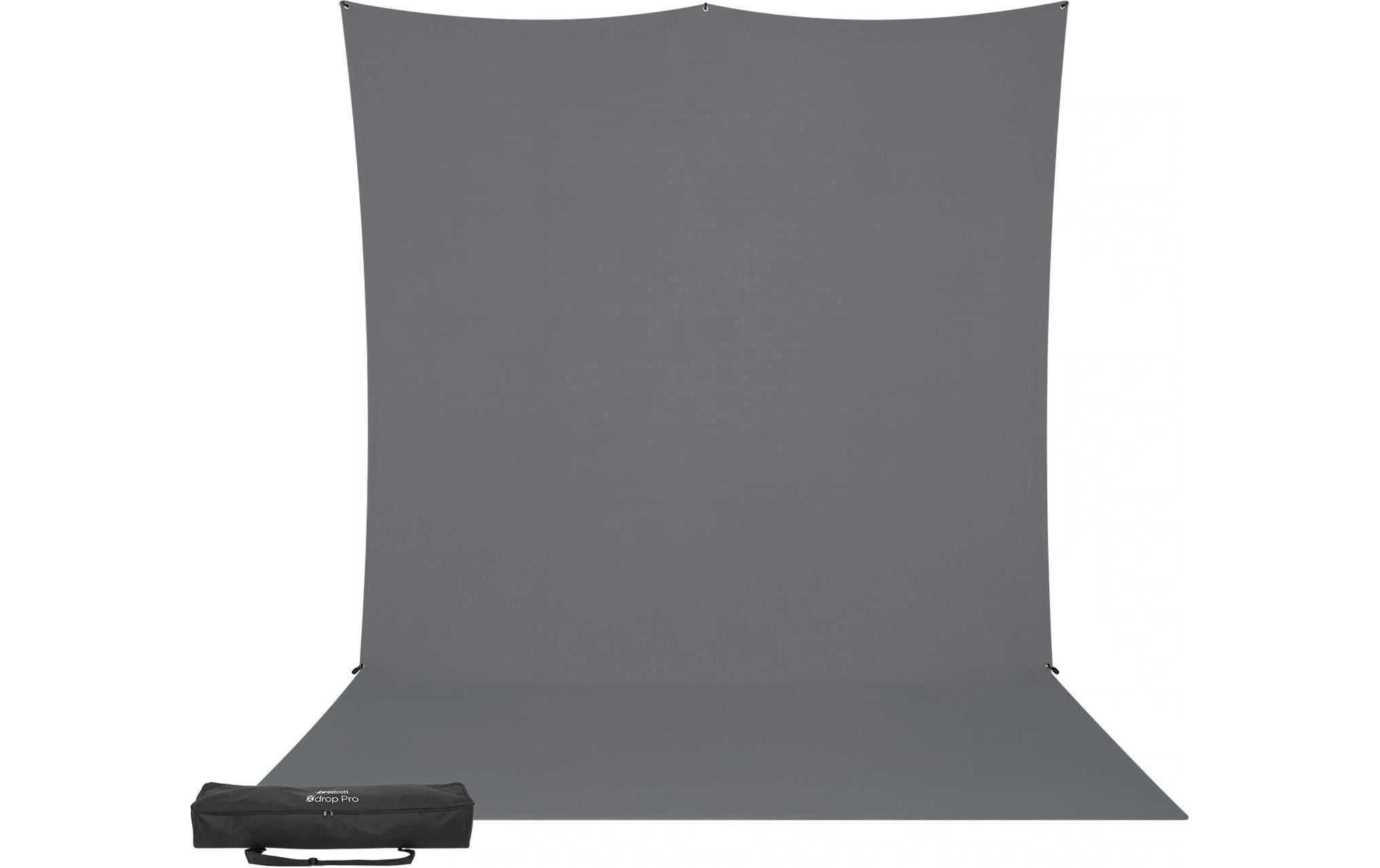 1995068_8 - Mediatech Westcott X-Drop Pro Backdrop Natural Gray Sweep - WR 8 x 13