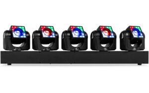 BeamZ Galaxy5 Effekt 5 Moving Heads, 40W RGBW, 120x RGB