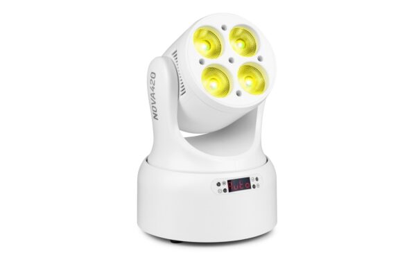 BeamZ NOVA420-WH Moving Head Wash, 4x 20W, RGBW, DMX, weiss