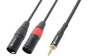 PD Connex CX70-3 Anschlusskabel, 2x XLRm - 1x 3.5mm St, 3m kaufen Schweiz | Mediatech.ch