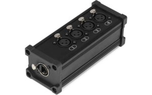 PD Connex CX187 Stage Box, RJ45 zu 4x XLRf 3-Pin