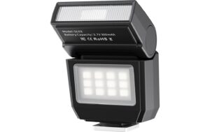 Ulanzi SL03-BK Blitzlicht mit LED, Akku, USB-C, schwarz