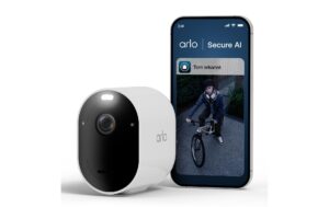 Arlo VMC4070P IP Kamera 1er Set Arlo Pro 6 2K Securety Kamera weiss