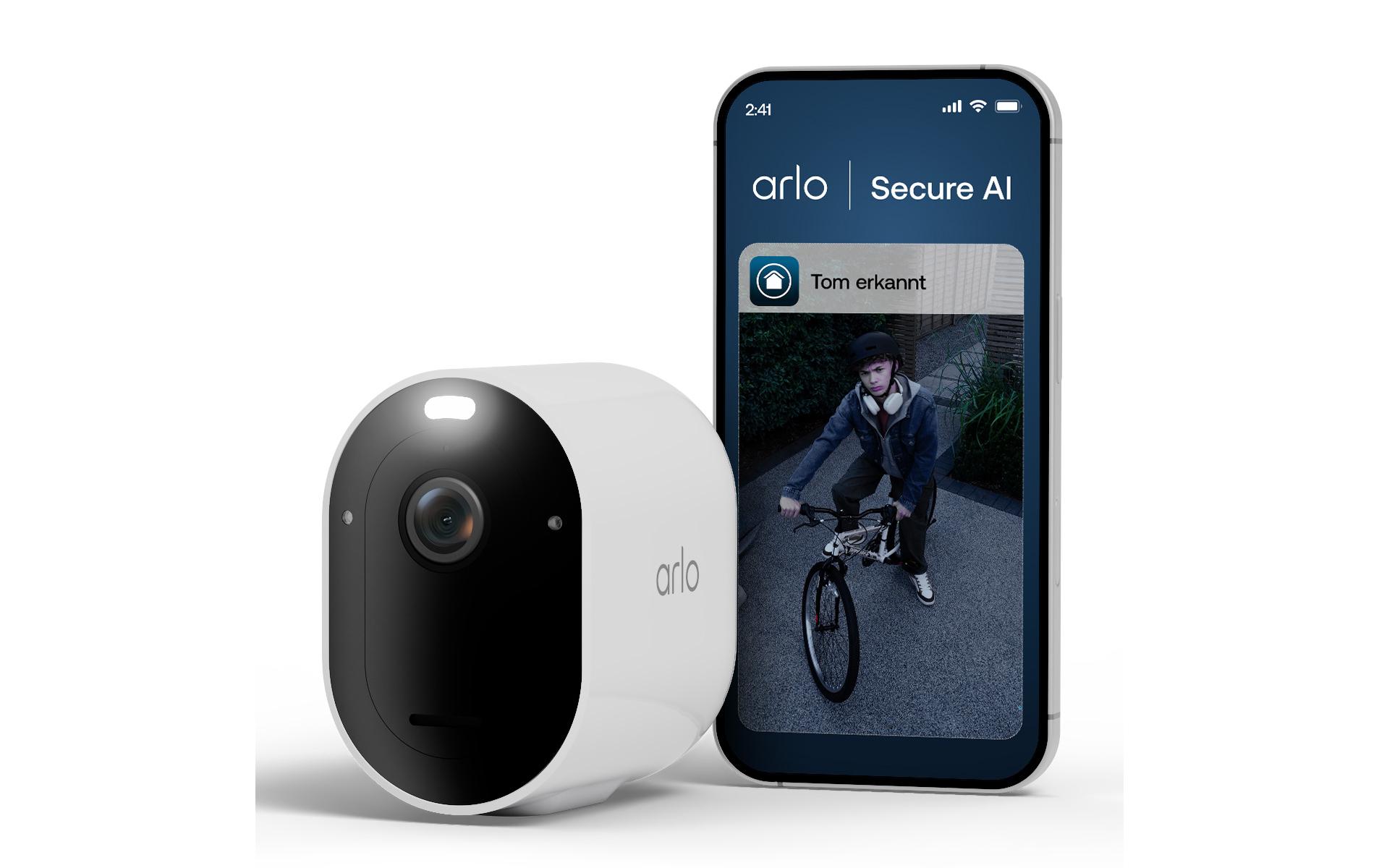 Arlo VMC4070P IP Kamera 1er Set Arlo Pro 6 2K Securety Kamera weiss kaufen Schweiz | Mediatech.ch