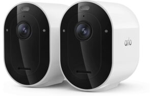 Arlo VMC4270P IP Kamera 2er Set Arlo Pro 6 2K Securety Kamera weiss