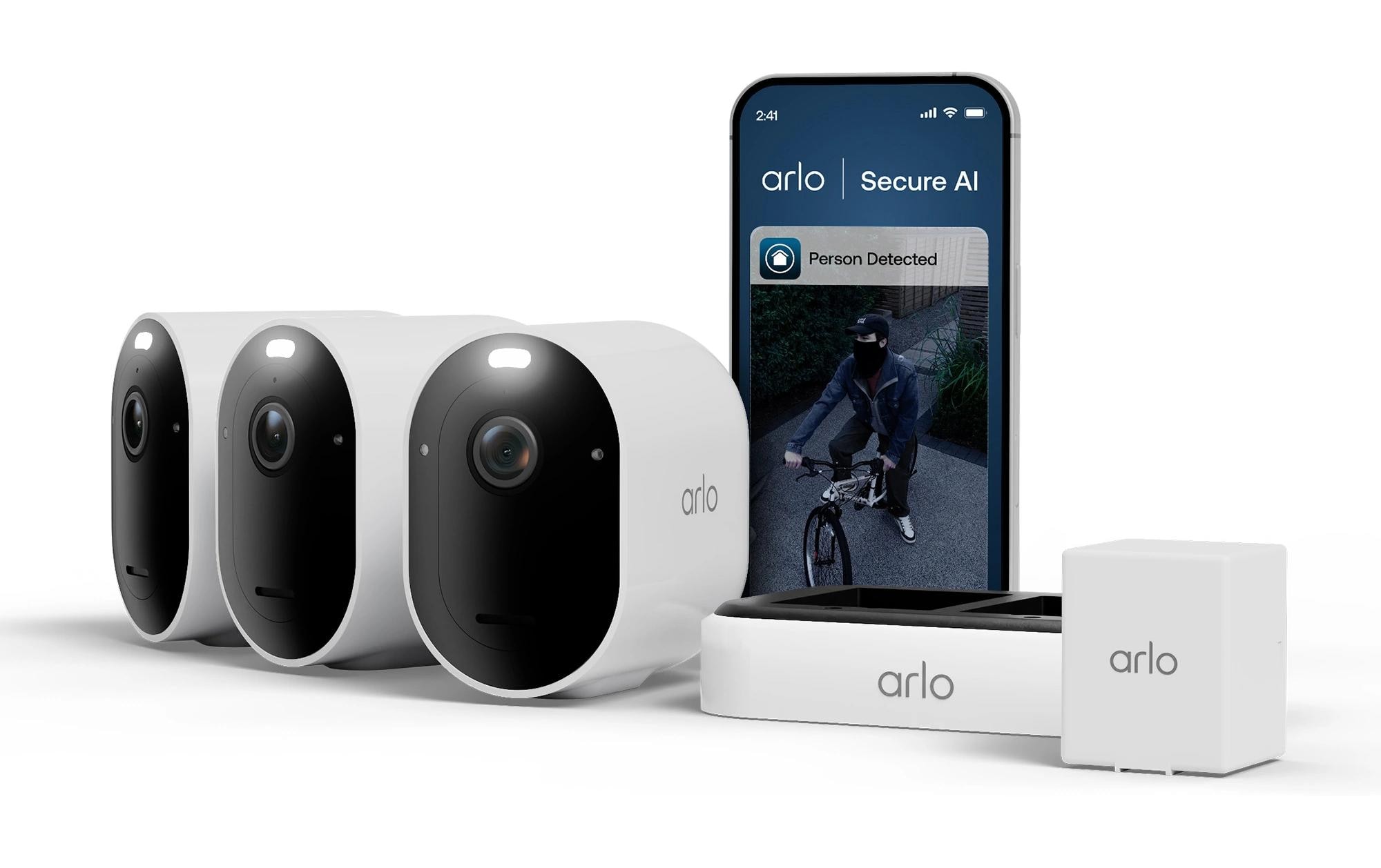 1996824 - Mediatech Arlo VMC4370P IP Kamera 3er Set Arlo Pro 6 2K With dual charge & Battery