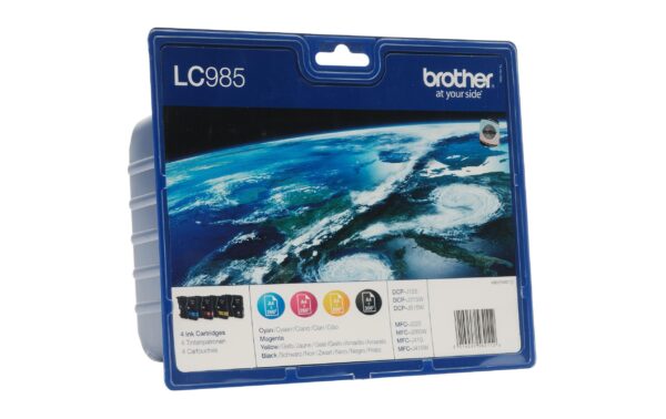 Brother Kombipack,4 Patronen, LC-985VALBP LC-985M, LC-985BK, LC-985Y, LC-985C