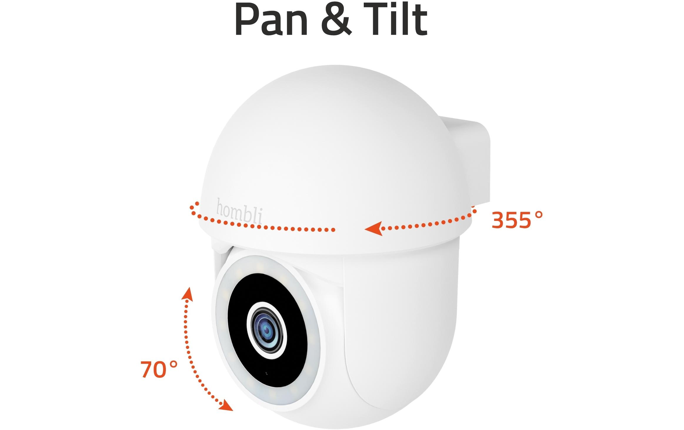 1998777_2 - Mediatech Hombli Smart Pan & Tilt Cam 2K, weiss, IP65, USB C